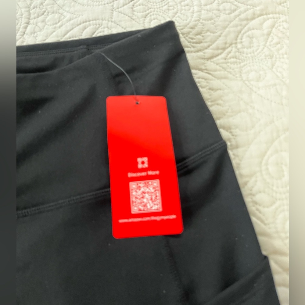 THE GYM PEOPLE (TGP) New With Tags Ladies Size XL High Waist Capri Leggings - Picture 4 of 8